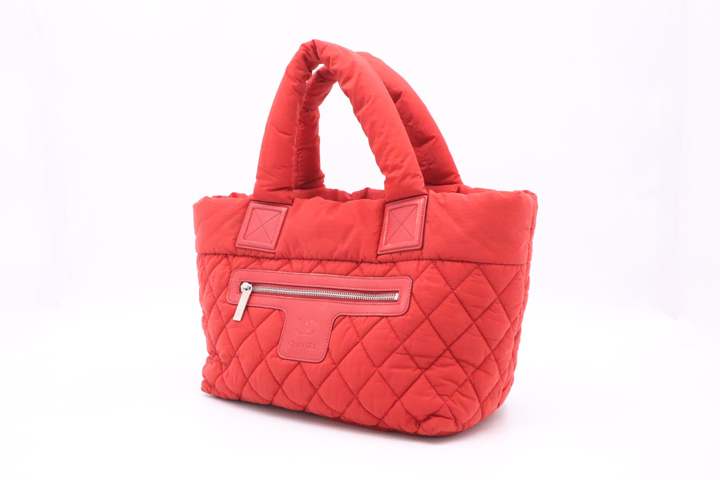 Chanel Cocoon Nylon Red Handbag