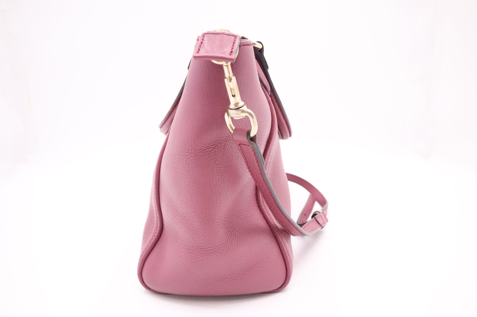 Gucci Soho Purple Leather Handbag