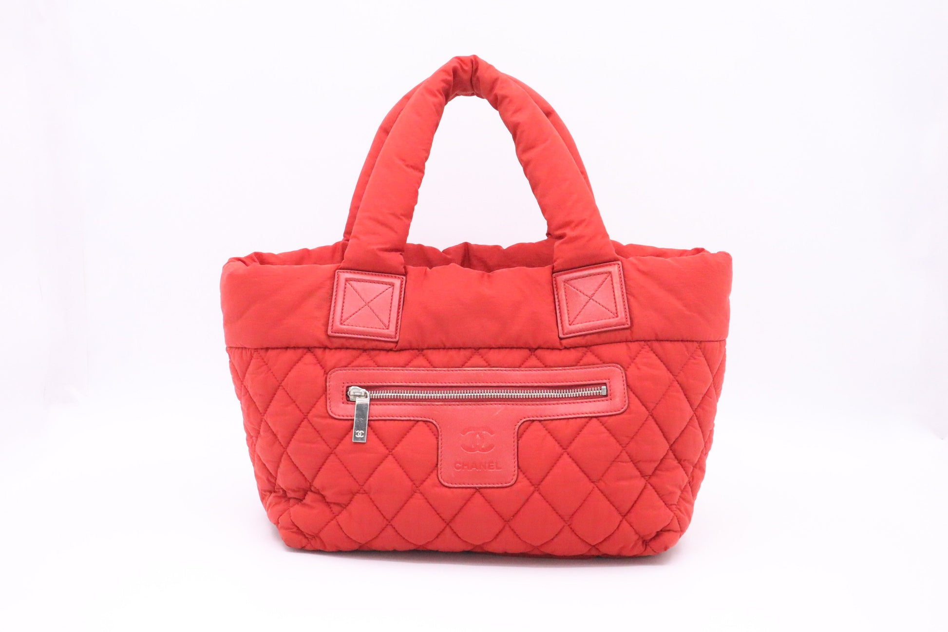 Chanel Cocoon Nylon Red Handbag