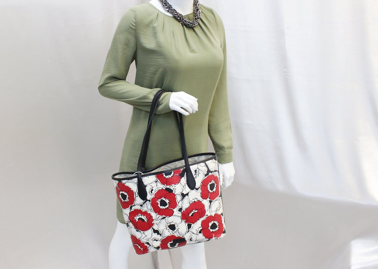 Floral Print Tote Bag