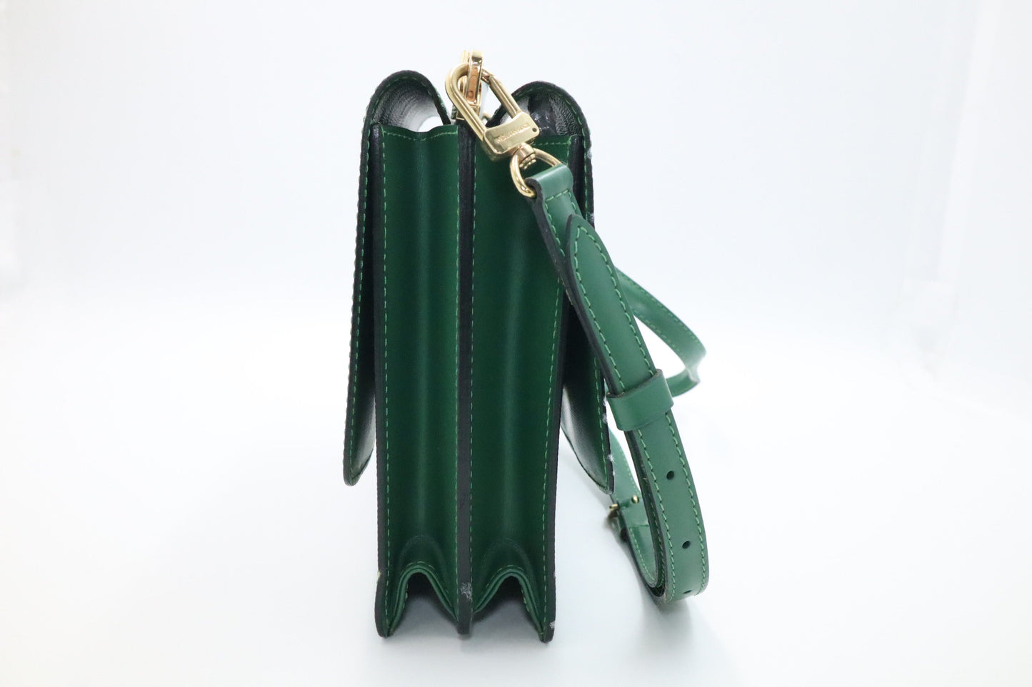 Louis Vuitton Grenelle Epi Leather Green Handbag