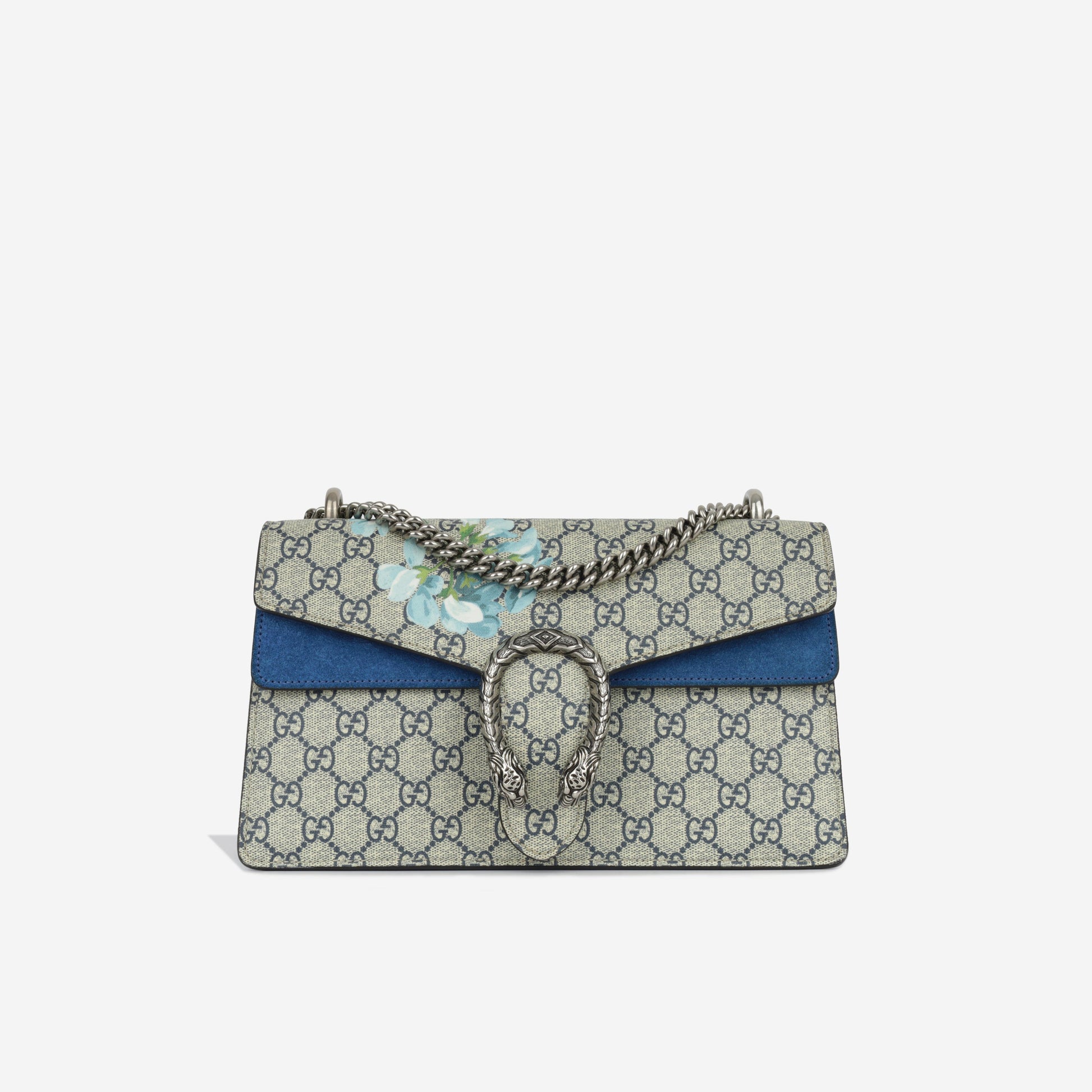 Gucci Dionysus Bloom Crossbody Bag Canvas Blue