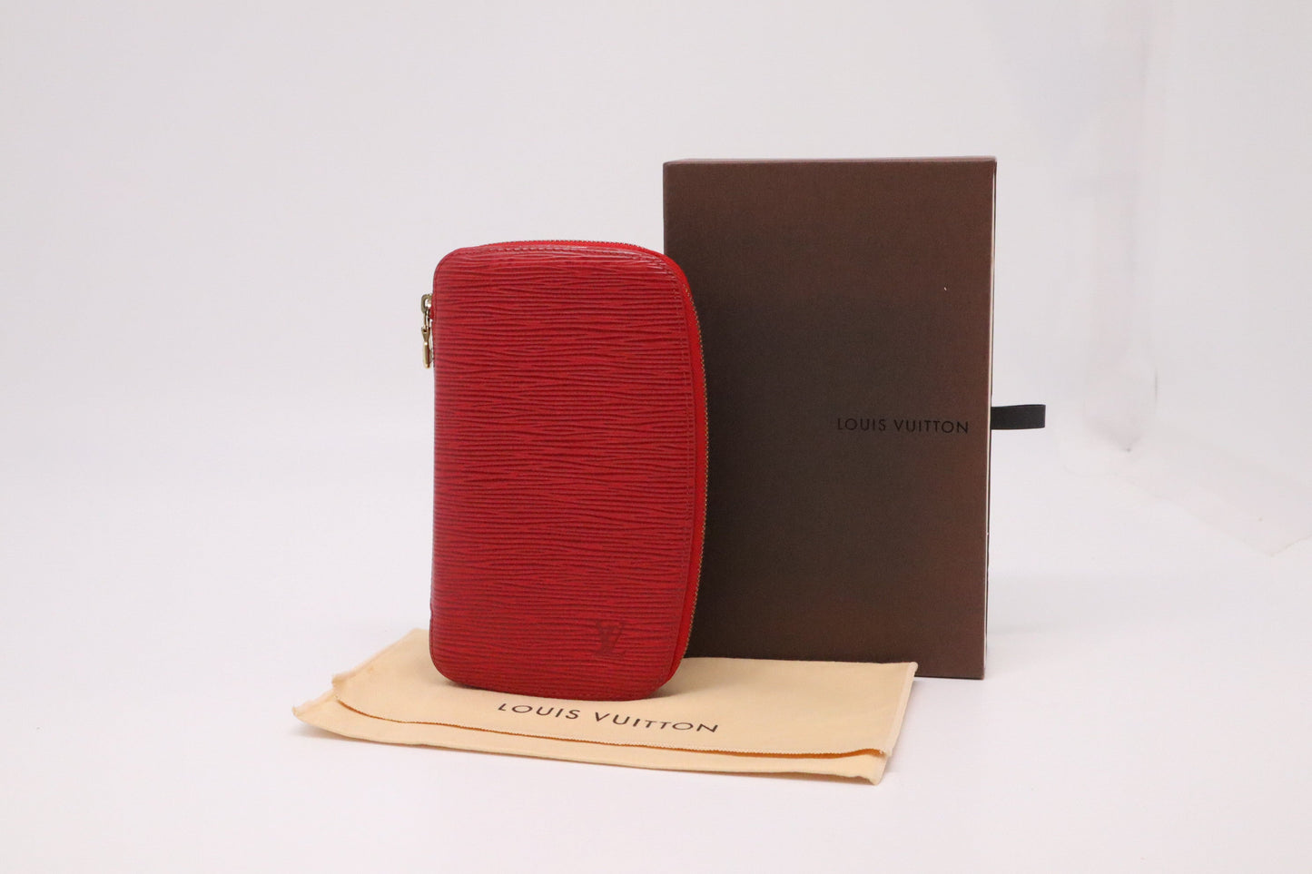 Louis Vuitton Geode Epi Leather Red Wallet Case