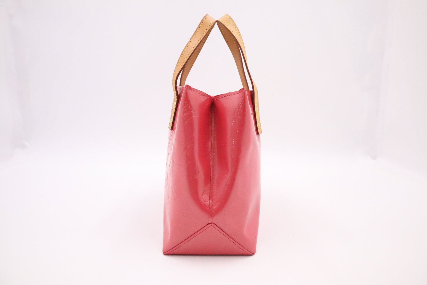 Louis Vuitton Reade Framboise PM Leather Vernis Handbag