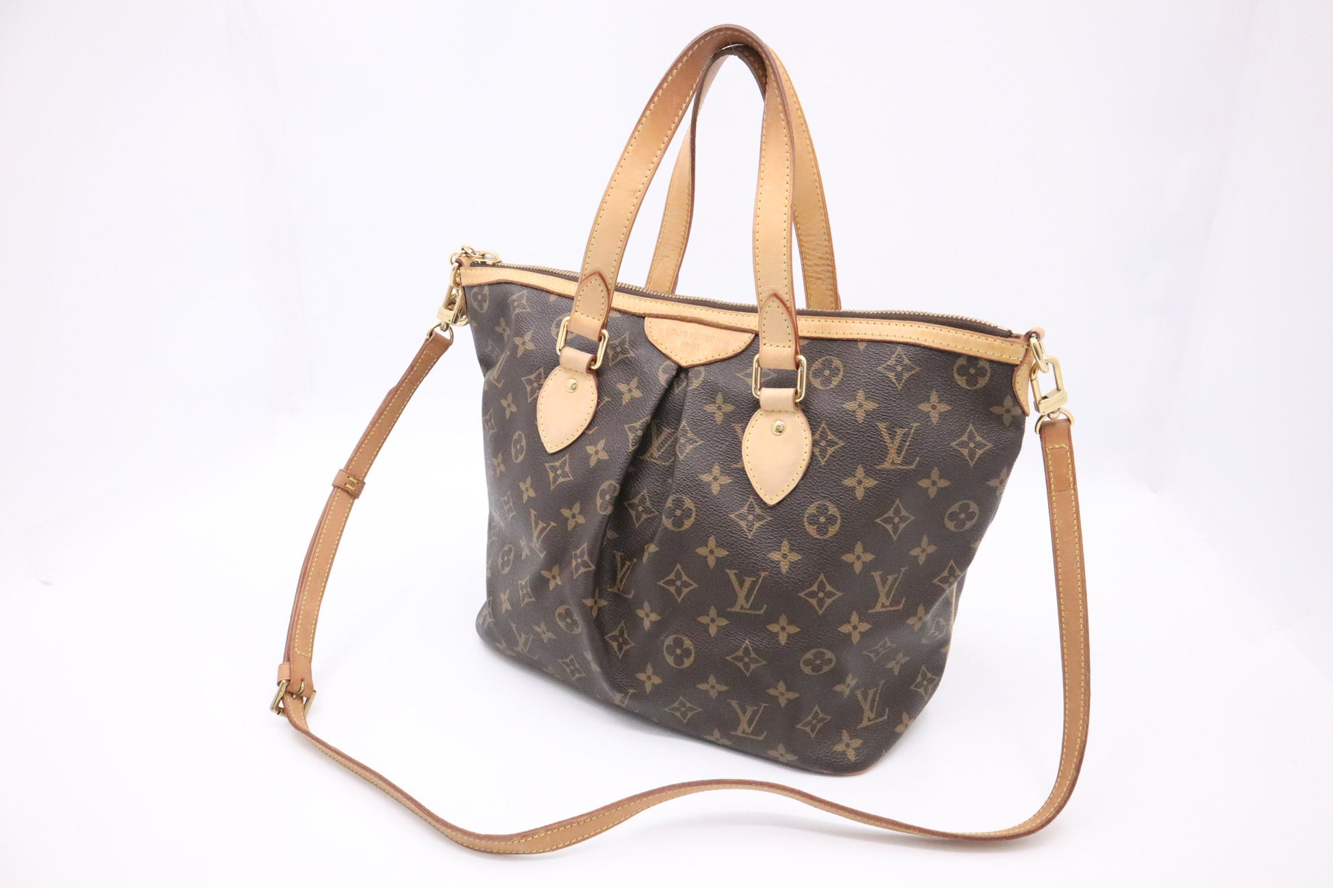 Louis Vuitton Palermo PM Monogram Canvas Handbag Canvas 1