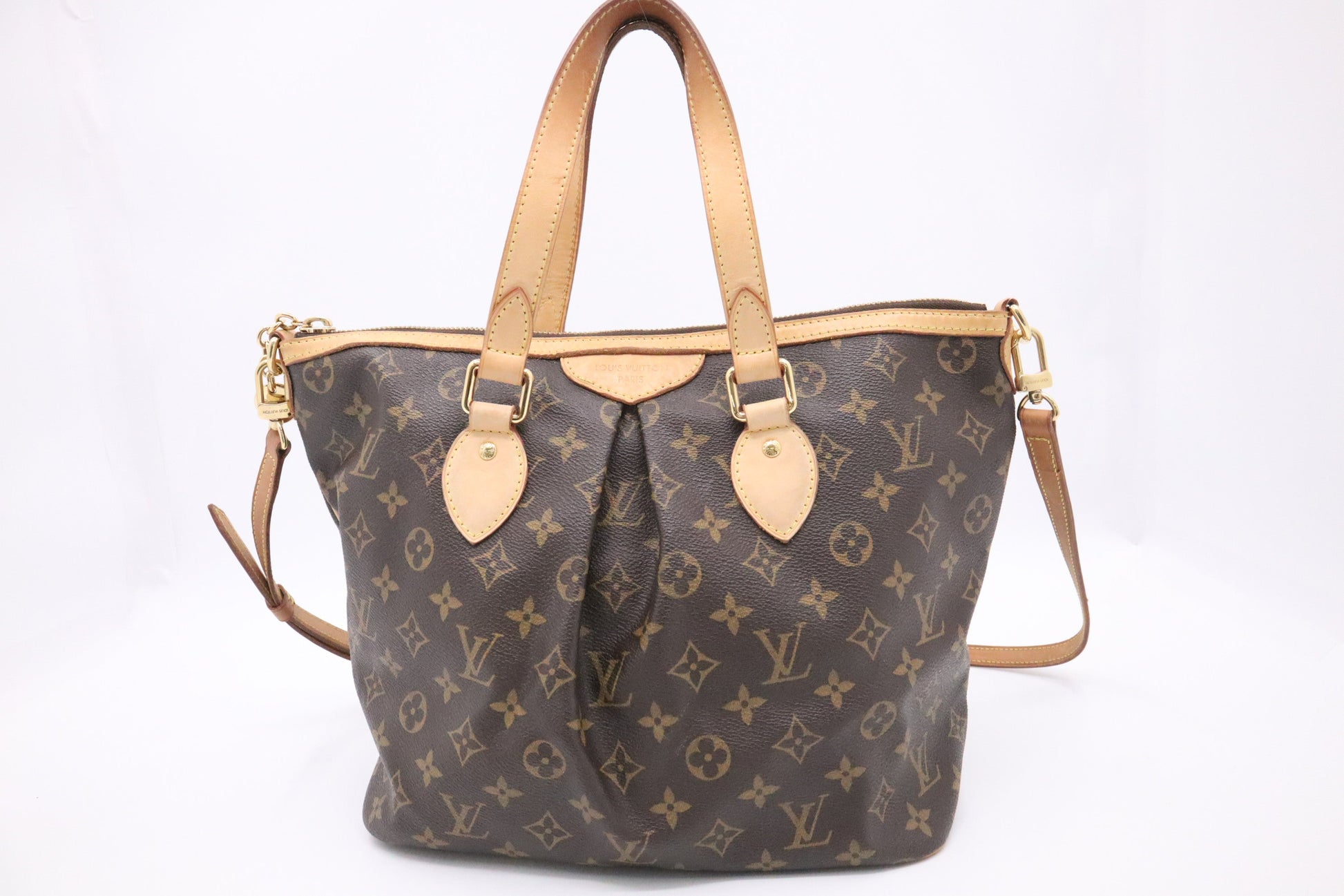 Louis Vuitton Palermo PM Monogram Canvas Handbag Canvas 1