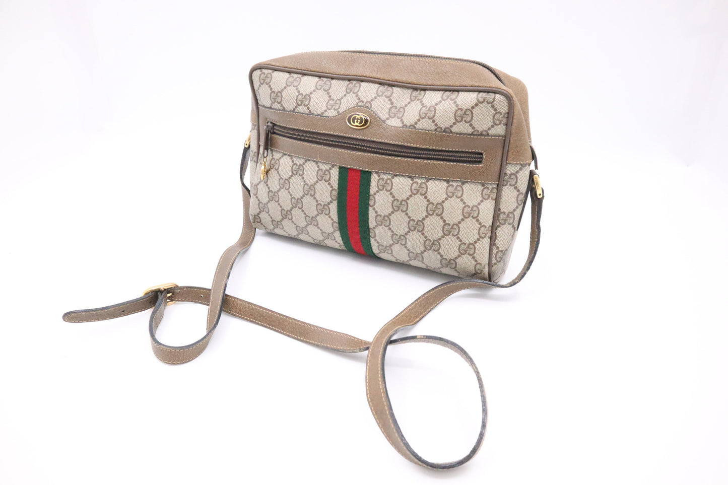 Gucci Ophidia GG Supreme Canvas Crossbody Bag
