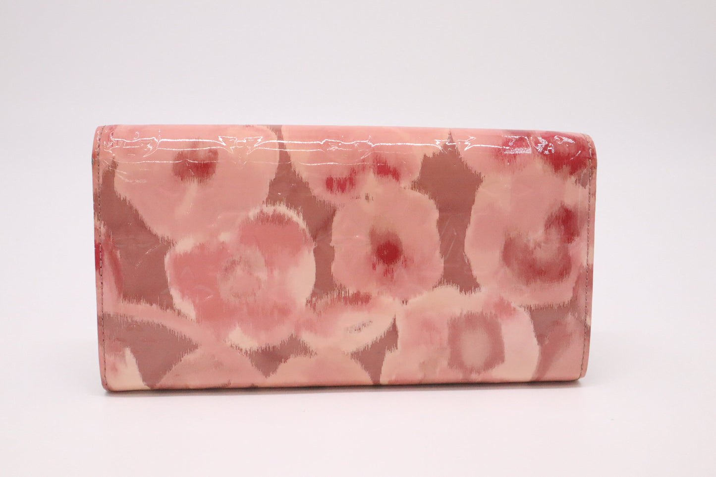 Louis Vuitton Sarah Rose Ikat Leather Vernis Wallet Case