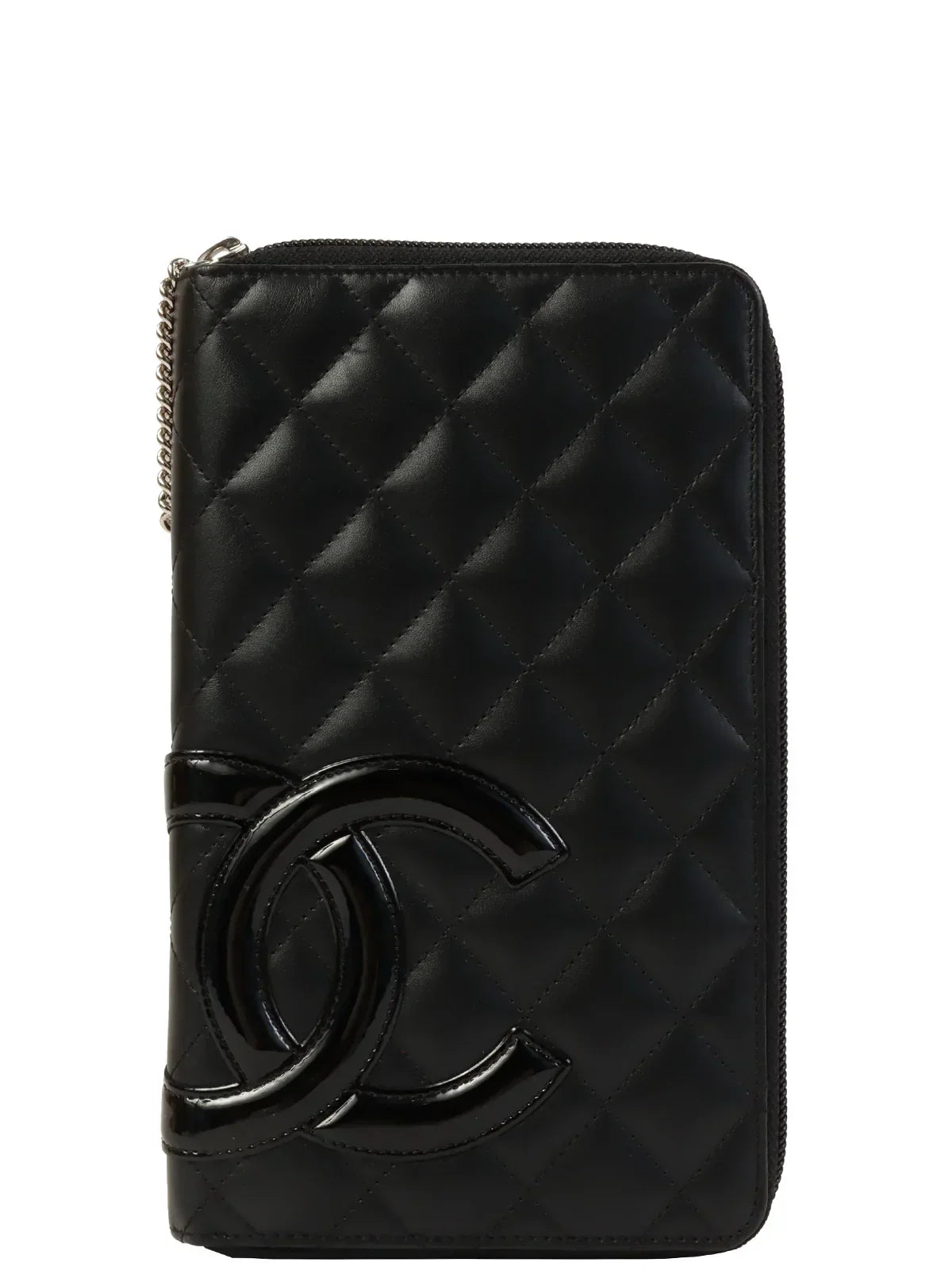 Chanel Around  Made Cambon Long Wallet Black