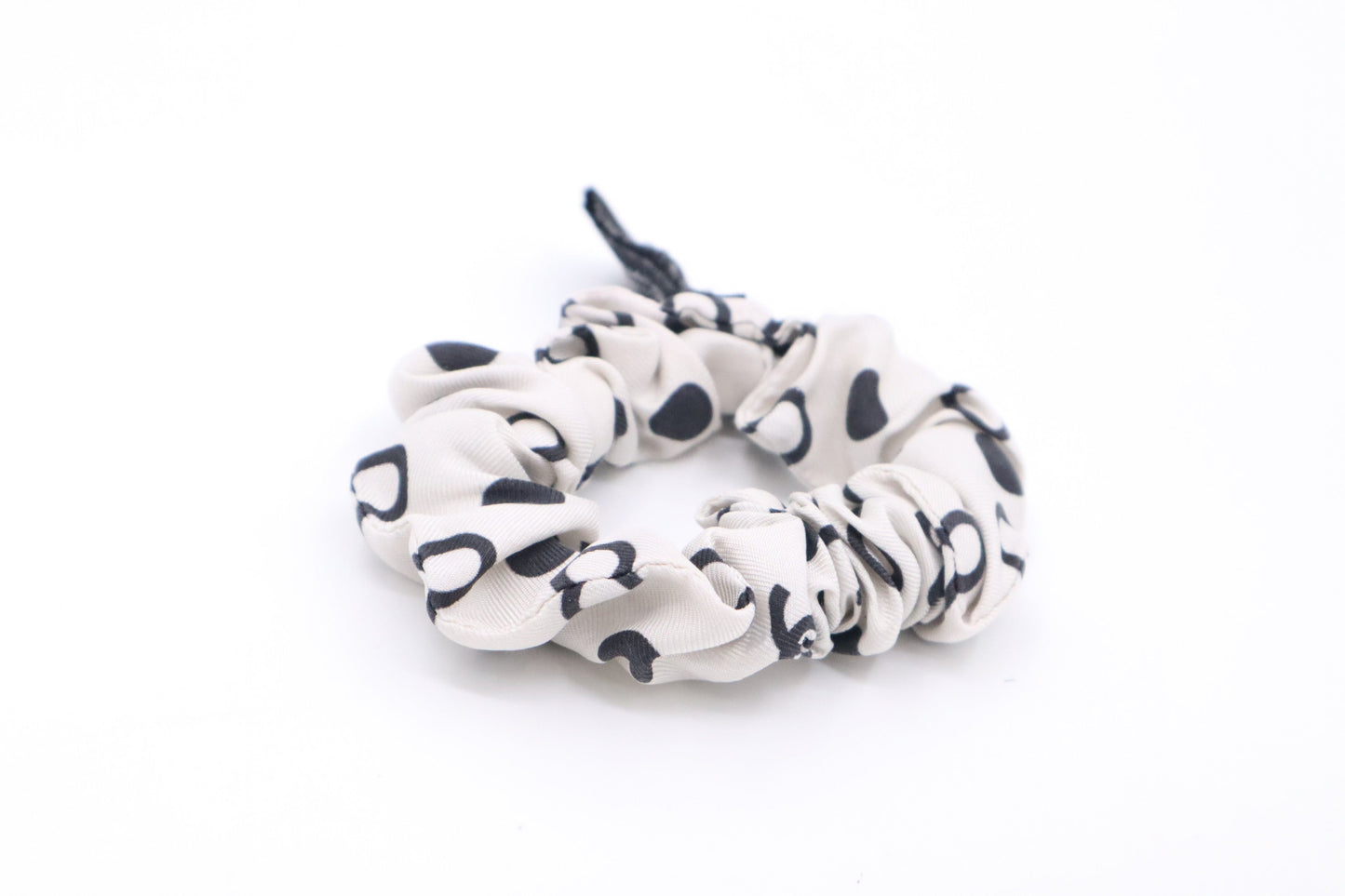 Chanel Scrunchie & Silk Black White Handbag