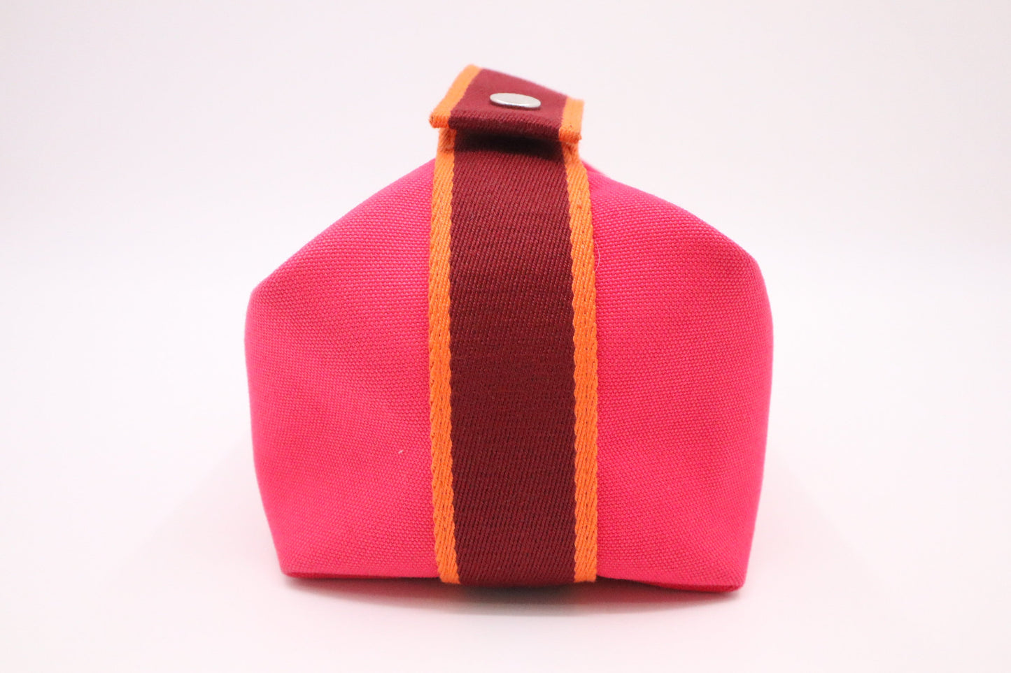 Hermes Bride A Brac Pm In Handbag Canvas Pink Travel Bag