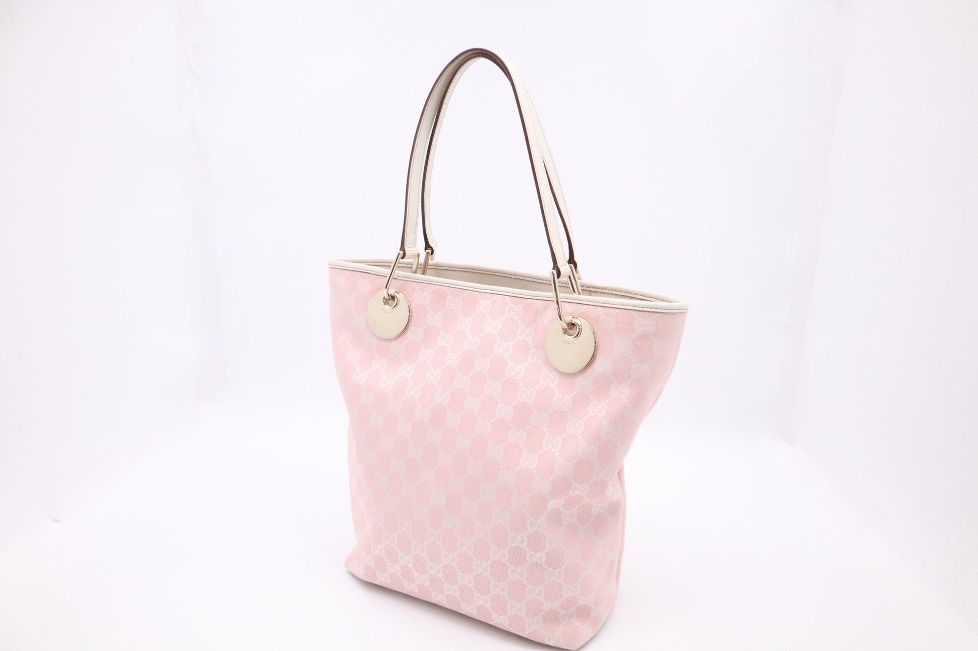 Gucci GG Canvas Pink Tote Bag