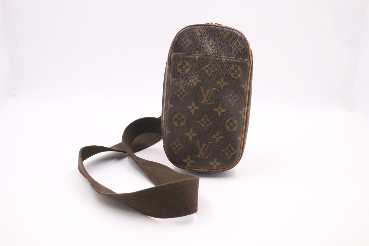 Louis Vuitton Pochette Gange Monogram Canvas Clutch Bag Monogram Canvas