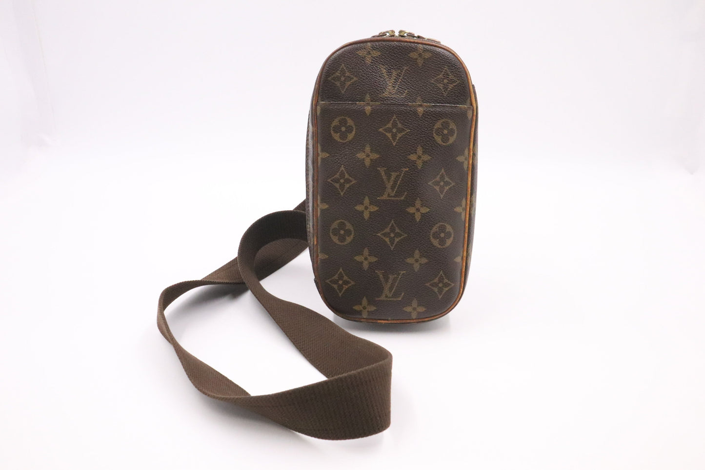 Louis Vuitton Pochette Gange Monogram Canvas Clutch Bag Monogram Canvas