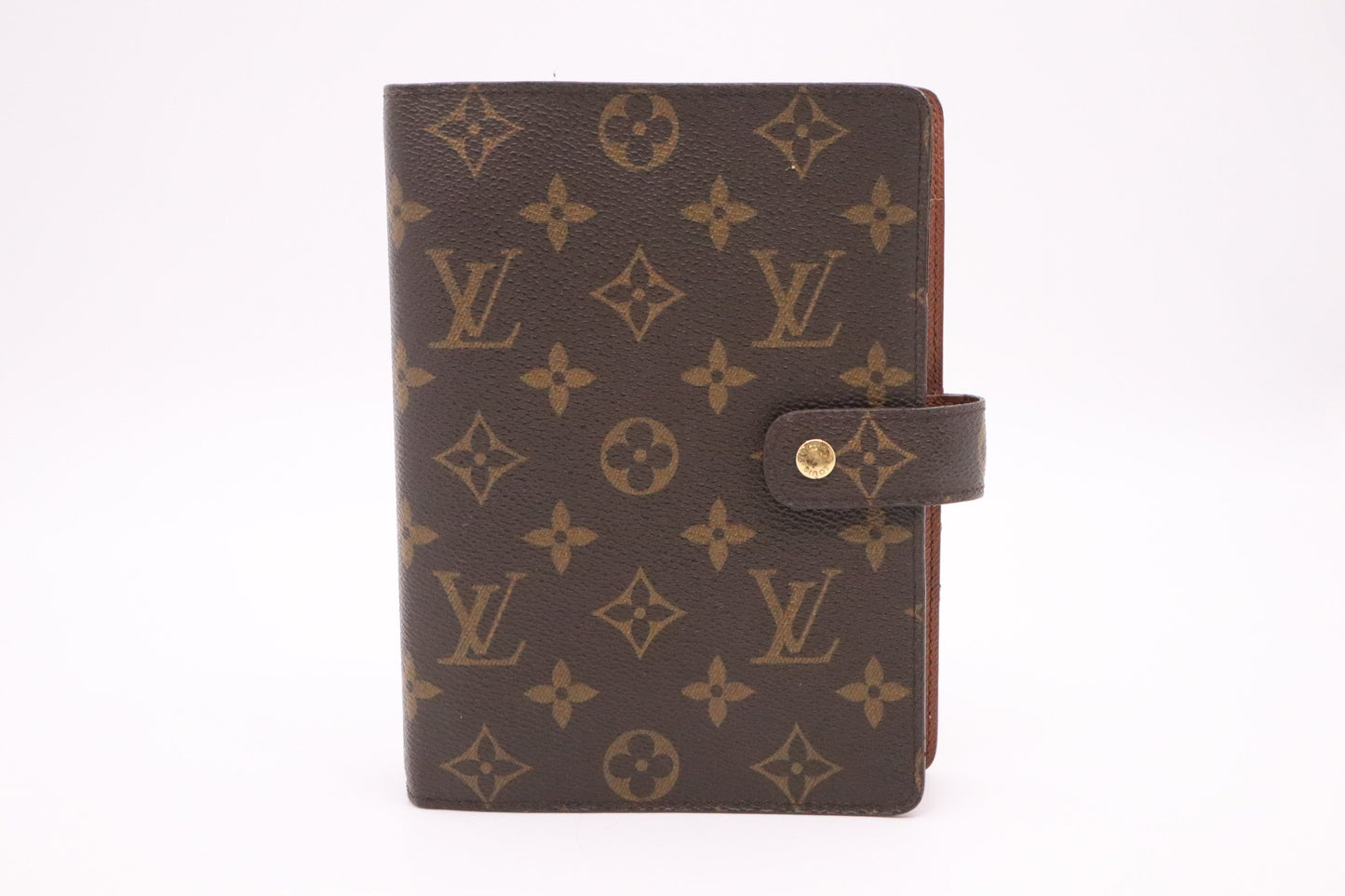 Louis Vuitton Agenda MM Monogram Canvas Handbag