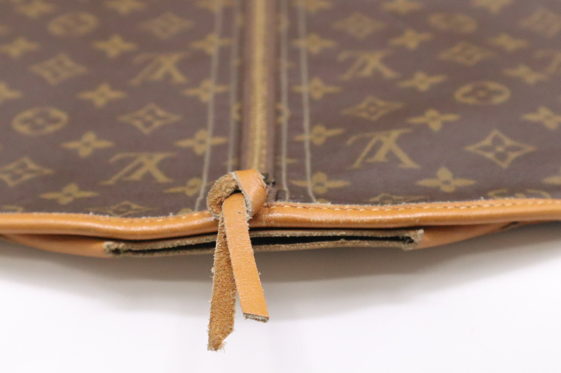 Louis Vuitton French Company Garment Monogram Canvas Handbag