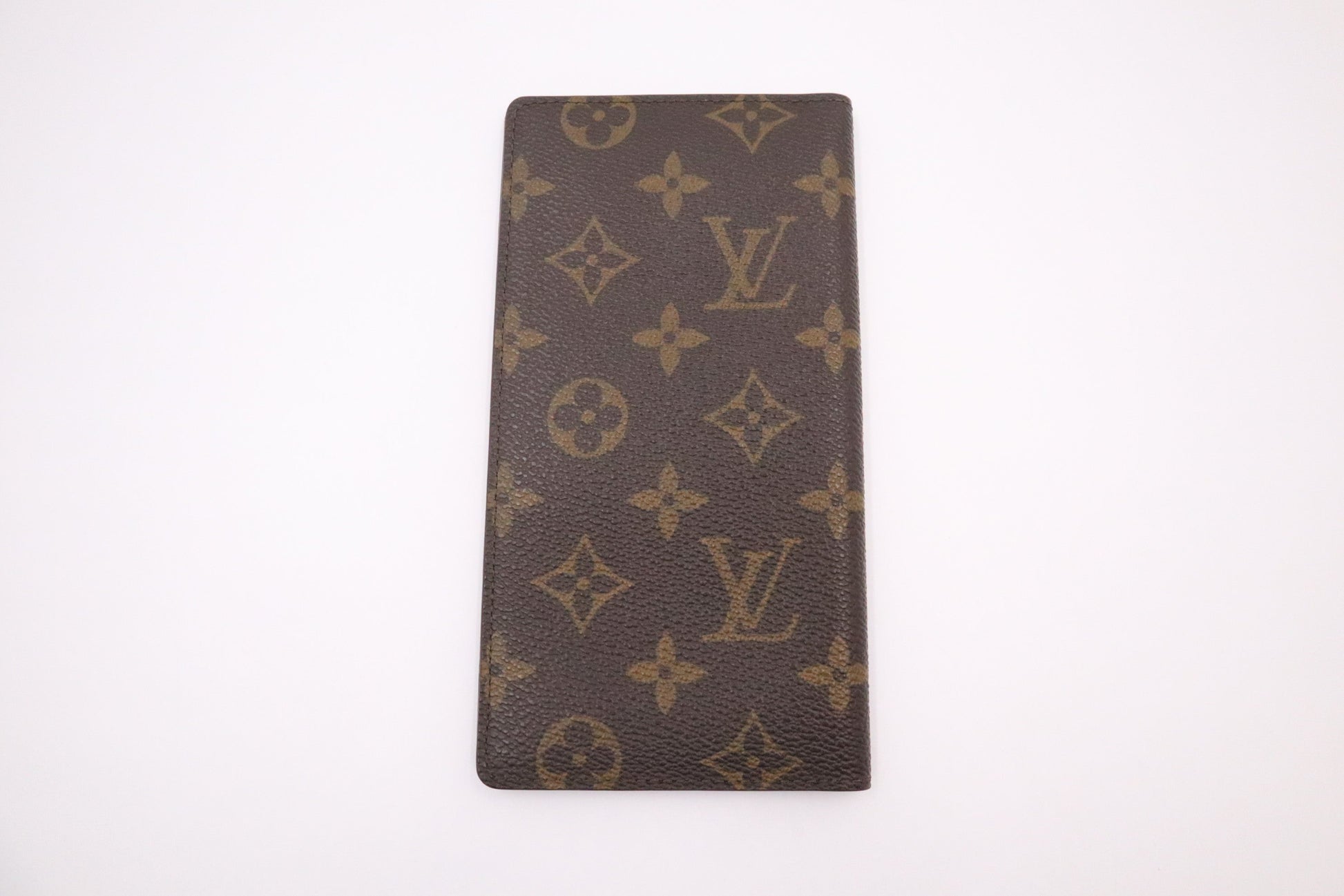 Louis Vuitton Checkbook Holder Monogram Canvas Handbag Monogram Canvas