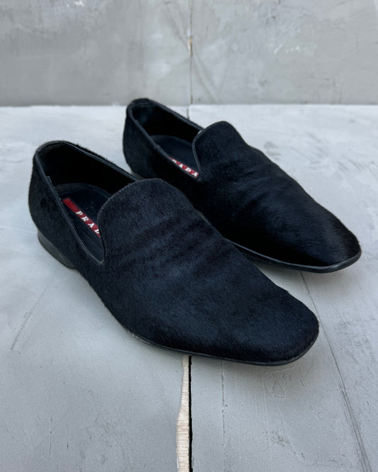 Prada Handbag Ponyhair Slip-On Loafer - UK?5 Leather Shoes