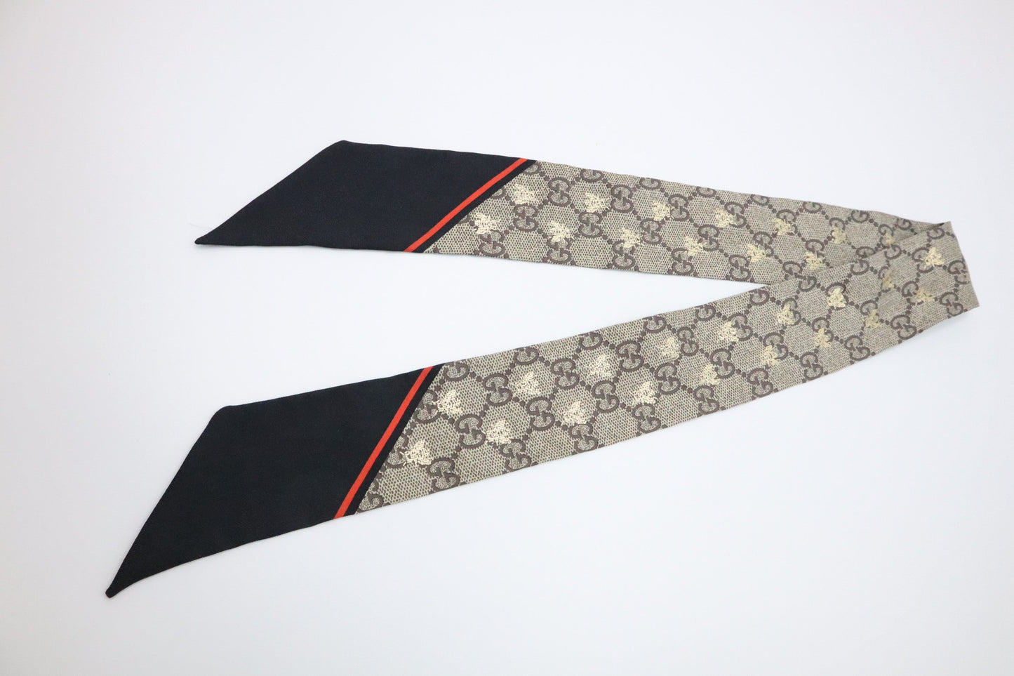 Gucci Twilly GG Silk Bees Scarf