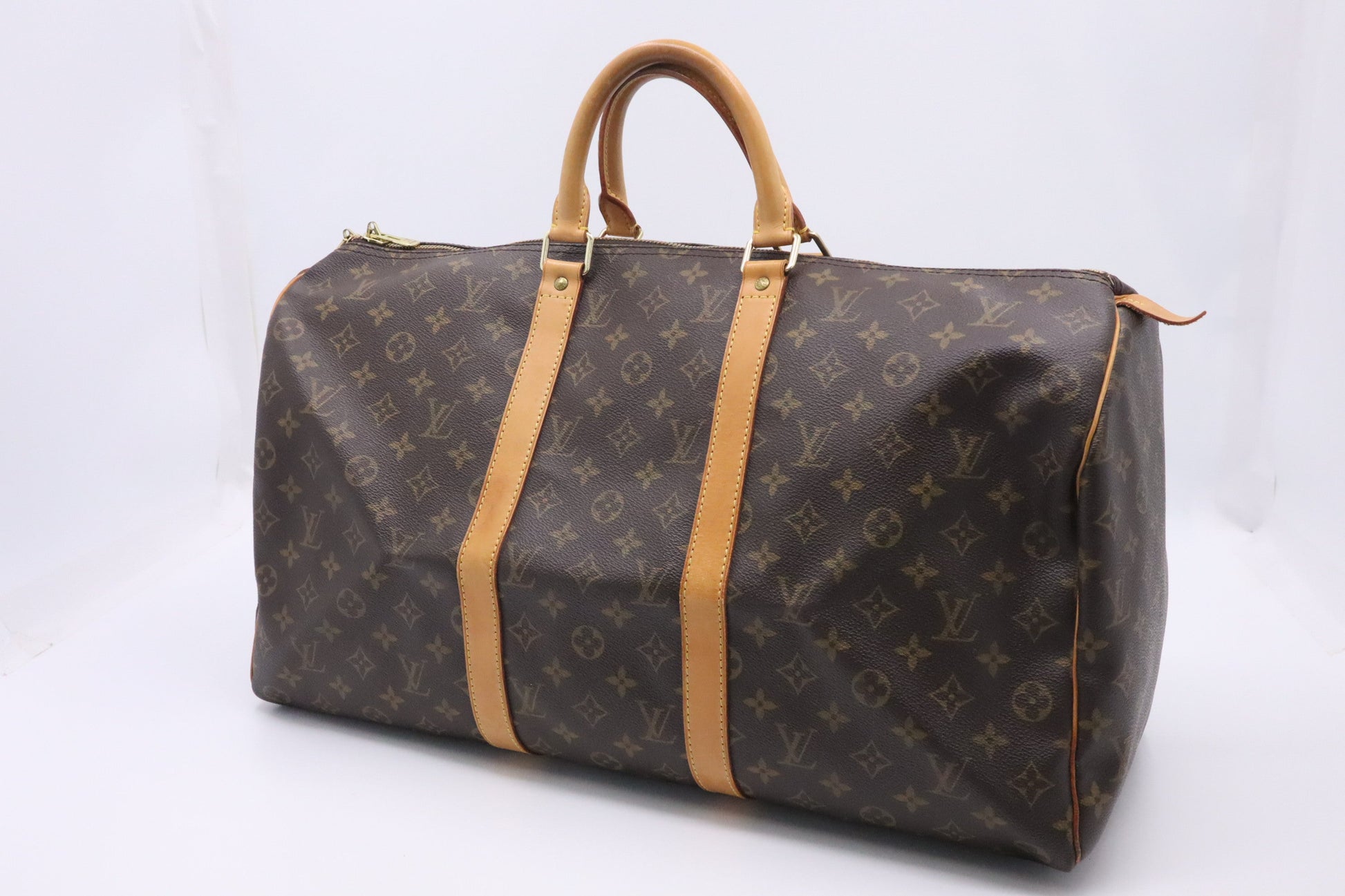 Louis Vuitton Keepall 50 Monogram Canvas Travel Bag