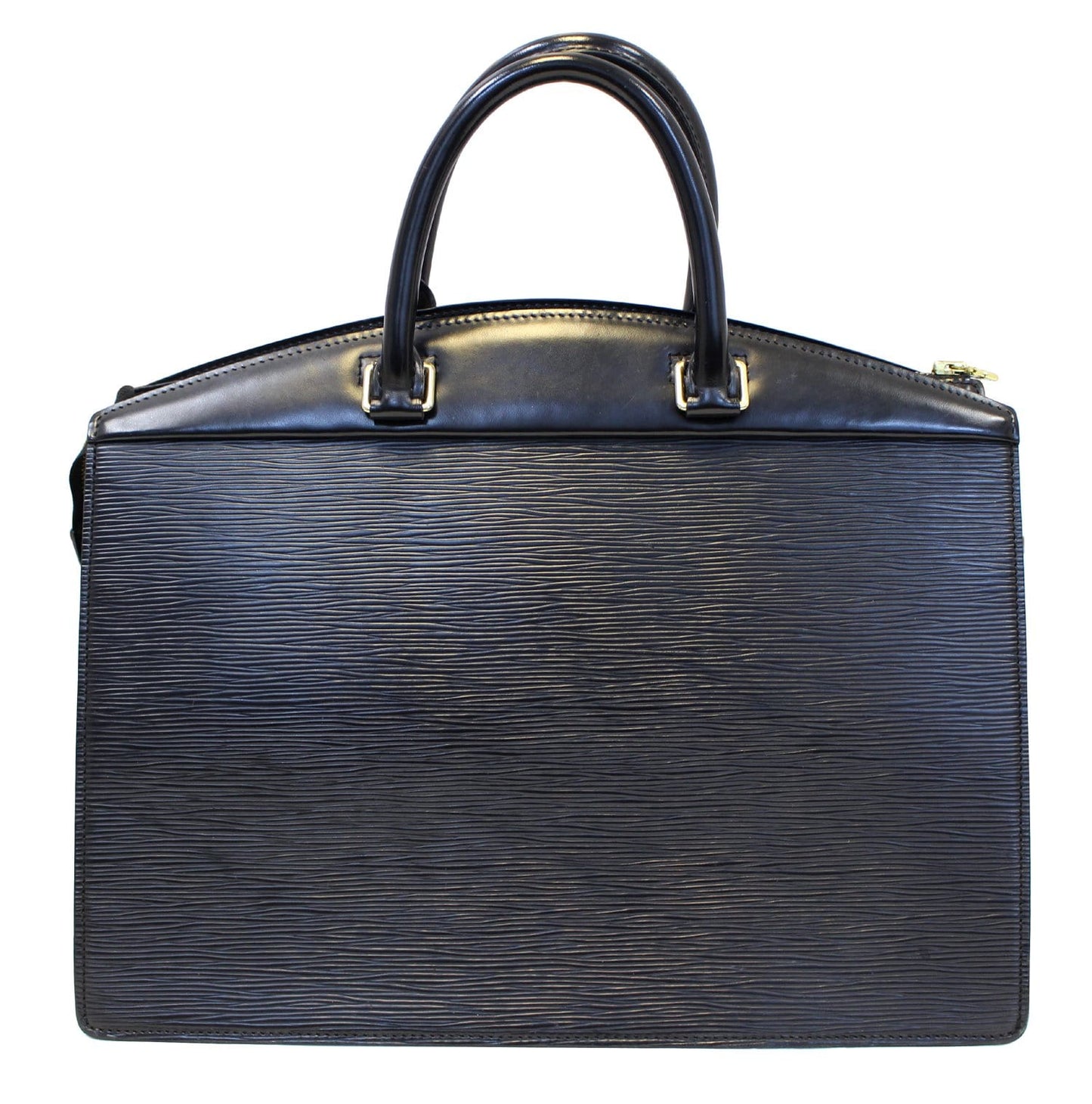 Louis Epi Riviera Satchel Bag Leather Black Travel Bag