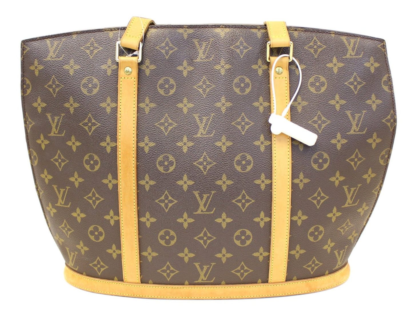 Louis Babylone Shoulder Tote Bag Canvas Monogram Shoulder Bag