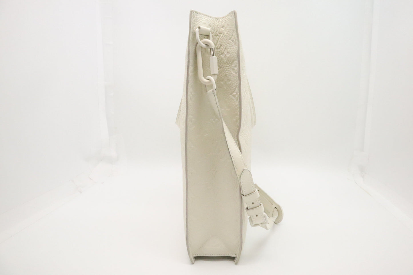 Louis Vuitton Sac Plat Off White Leather Empreinte Handbag