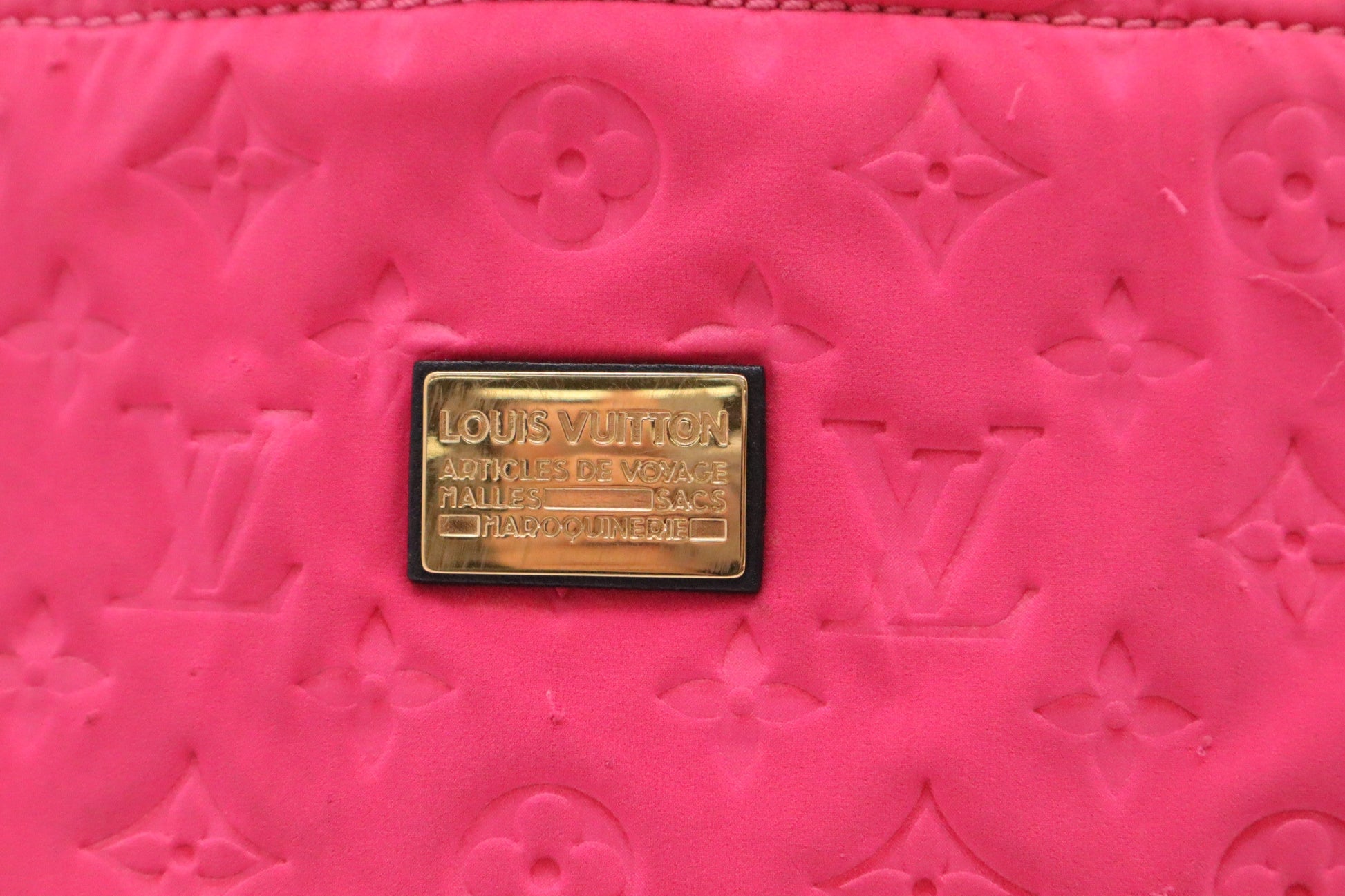 Louis Vuitton Scuba Neoprene Pink GM Handbag