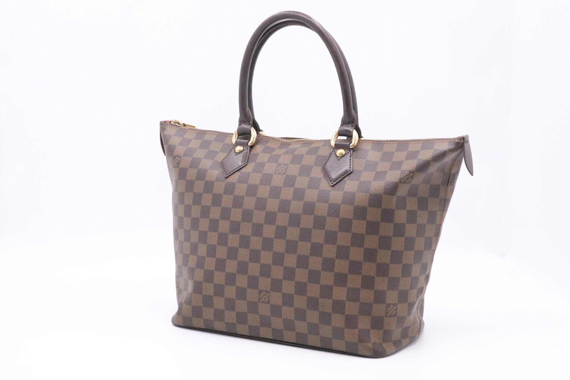 Louis Vuitton Saleya Ebene MM Canvas Damier Handbag