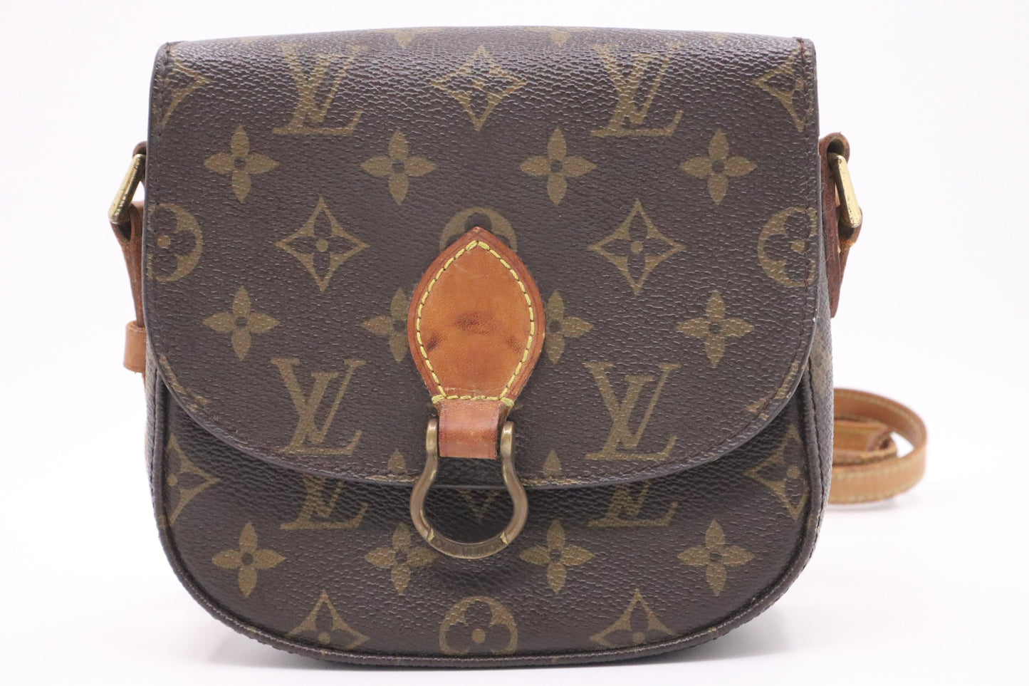 Louis Vuitton Saint Cloud Monogram PM Canvas Handbag