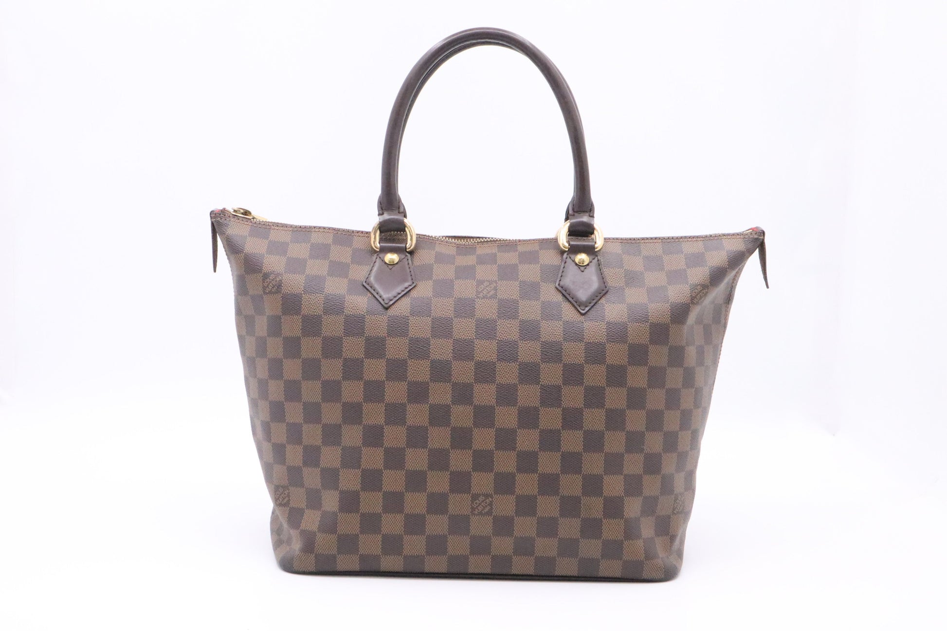 Louis Vuitton Saleya Ebene MM Canvas Damier Handbag