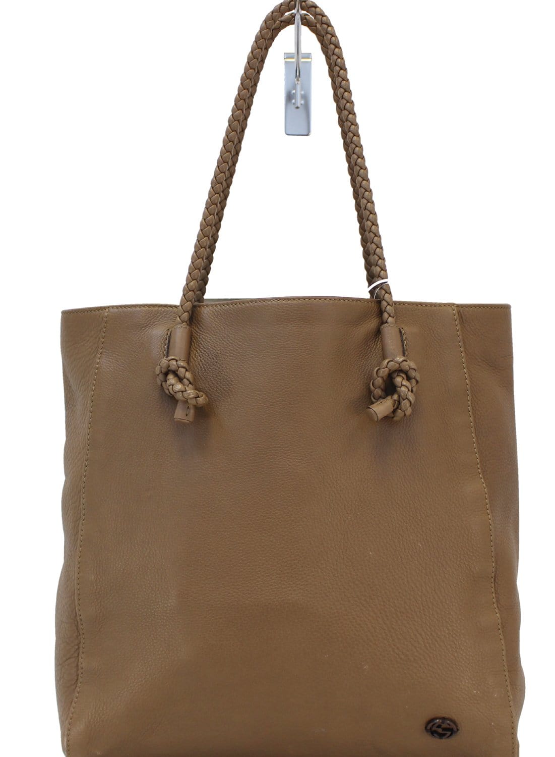 Gucci Mesh Hand Tote Bag Last Call Leather Brown