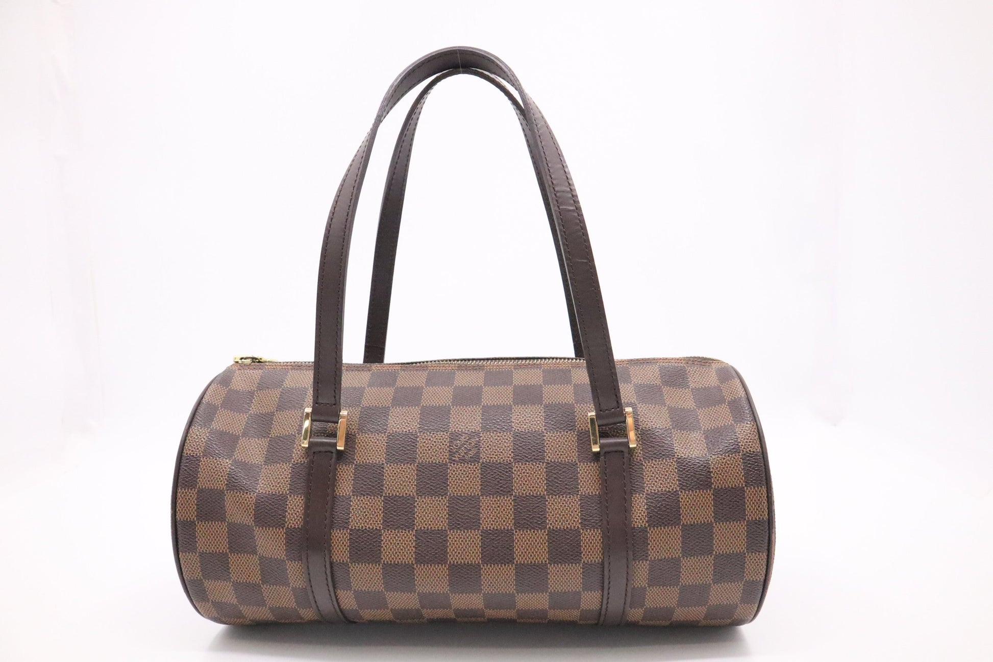 Louis Vuitton Papillon Ebene Damier Canvas Handbag Ebene Canvas