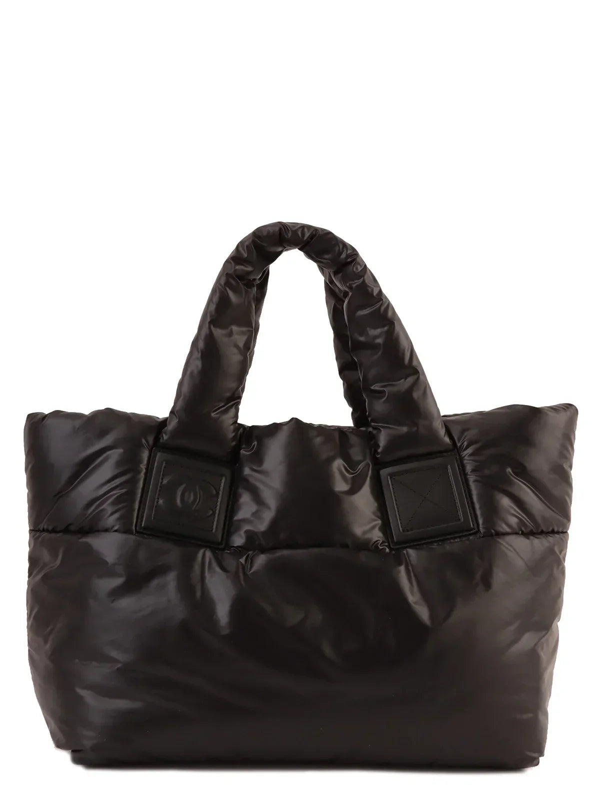 Chanel Around  Made Nyon Cc Cocoon Tote Bag Black
