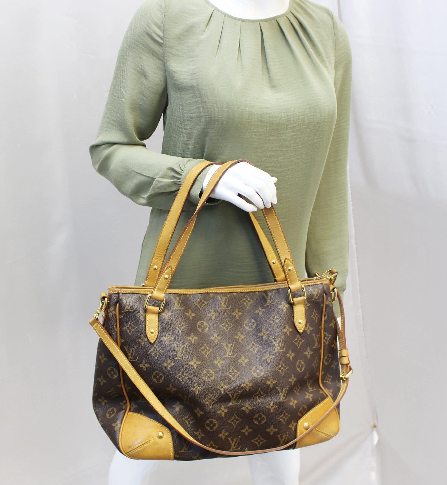 Louis Estrela Mm Shoulder Bag Canvas Monogram
