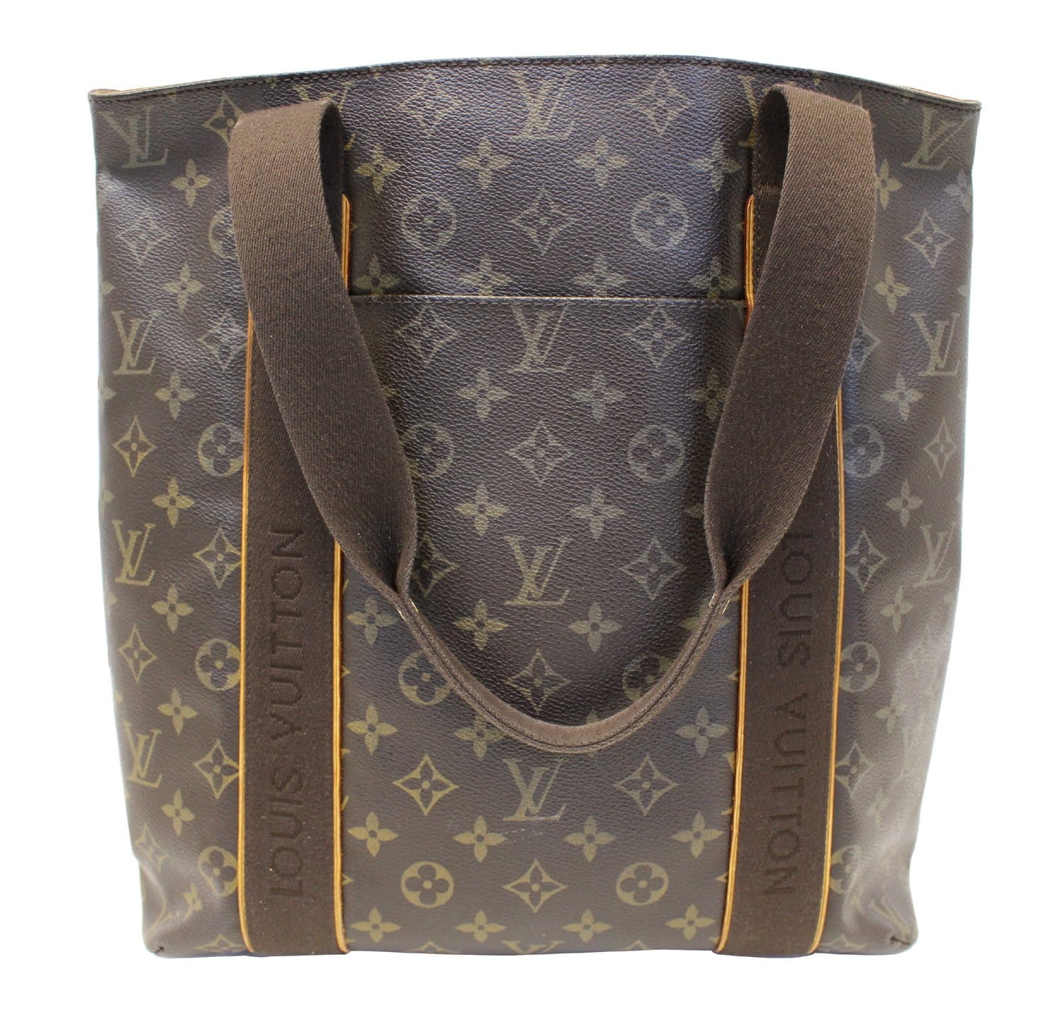 Louis Cabas Beaubourg Shoulder Bag Canvas Monogram