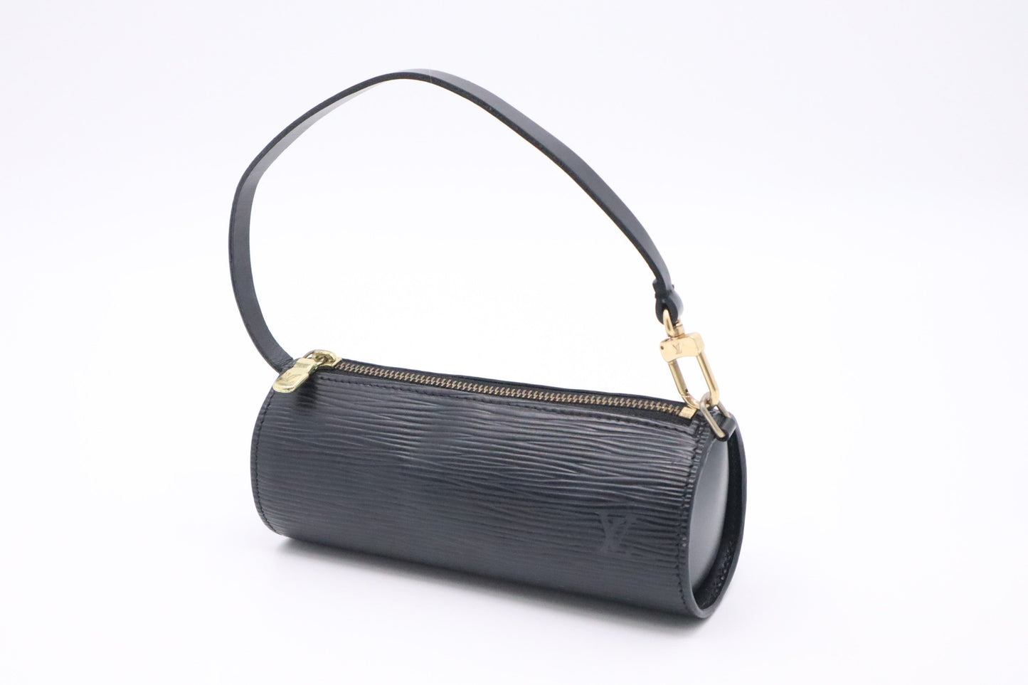 Louis Vuitton Papillon Epi Leather Black Handbag
