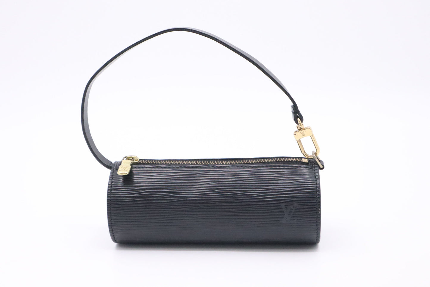 Louis Vuitton Papillon Epi Leather Black Handbag