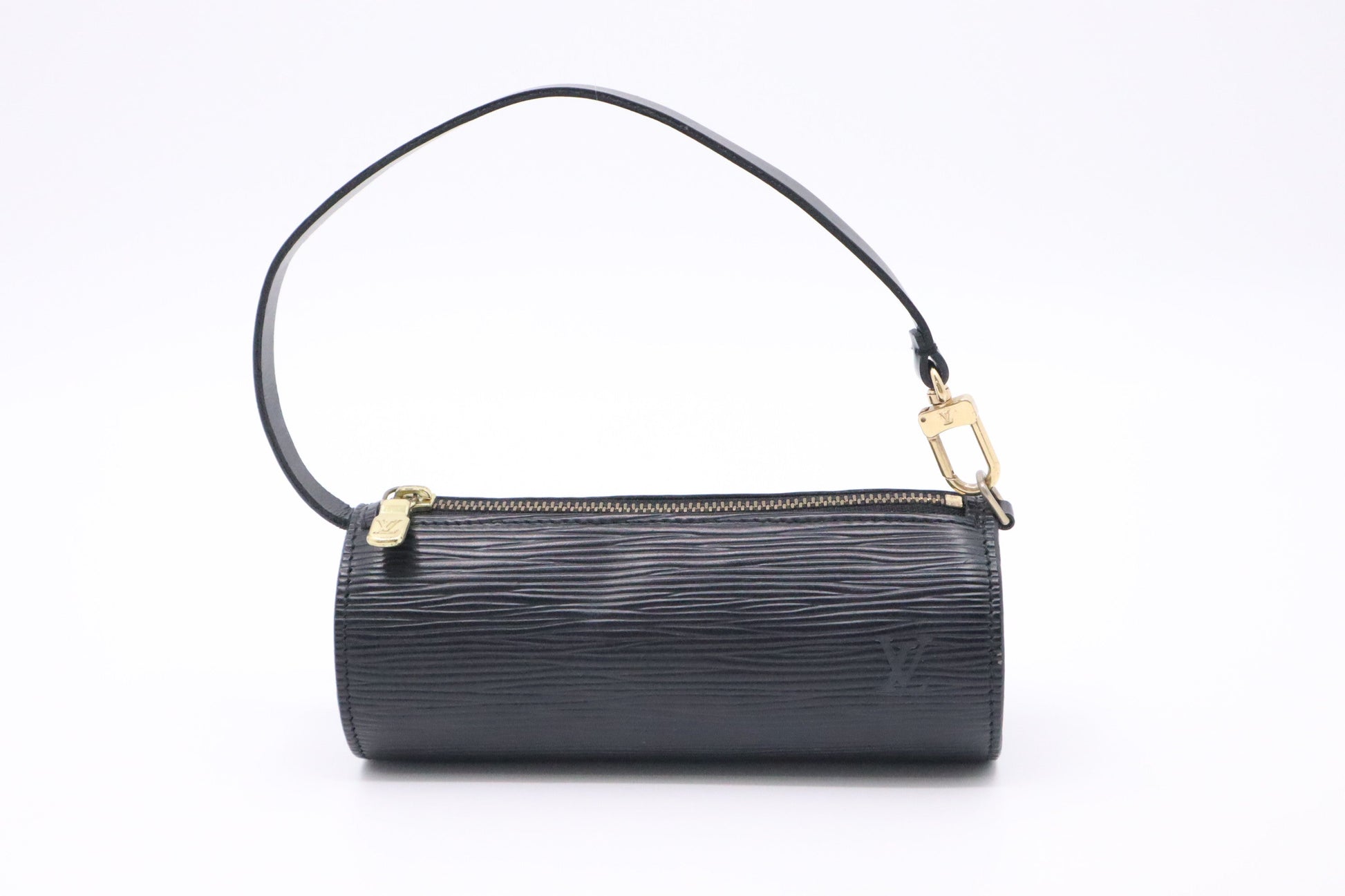 Louis Vuitton Papillon Epi Leather Black Handbag
