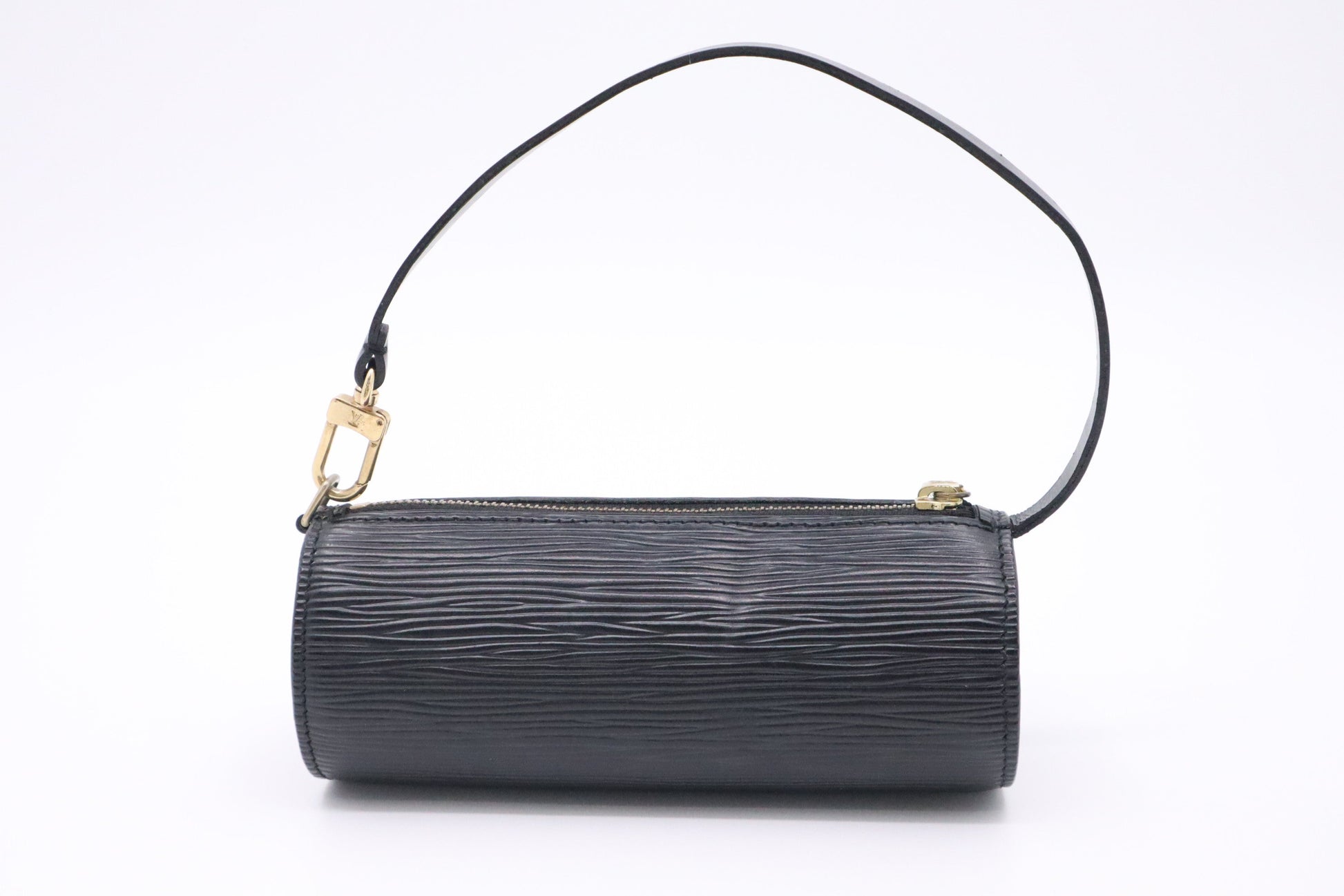 Louis Vuitton Papillon Epi Leather Black Handbag