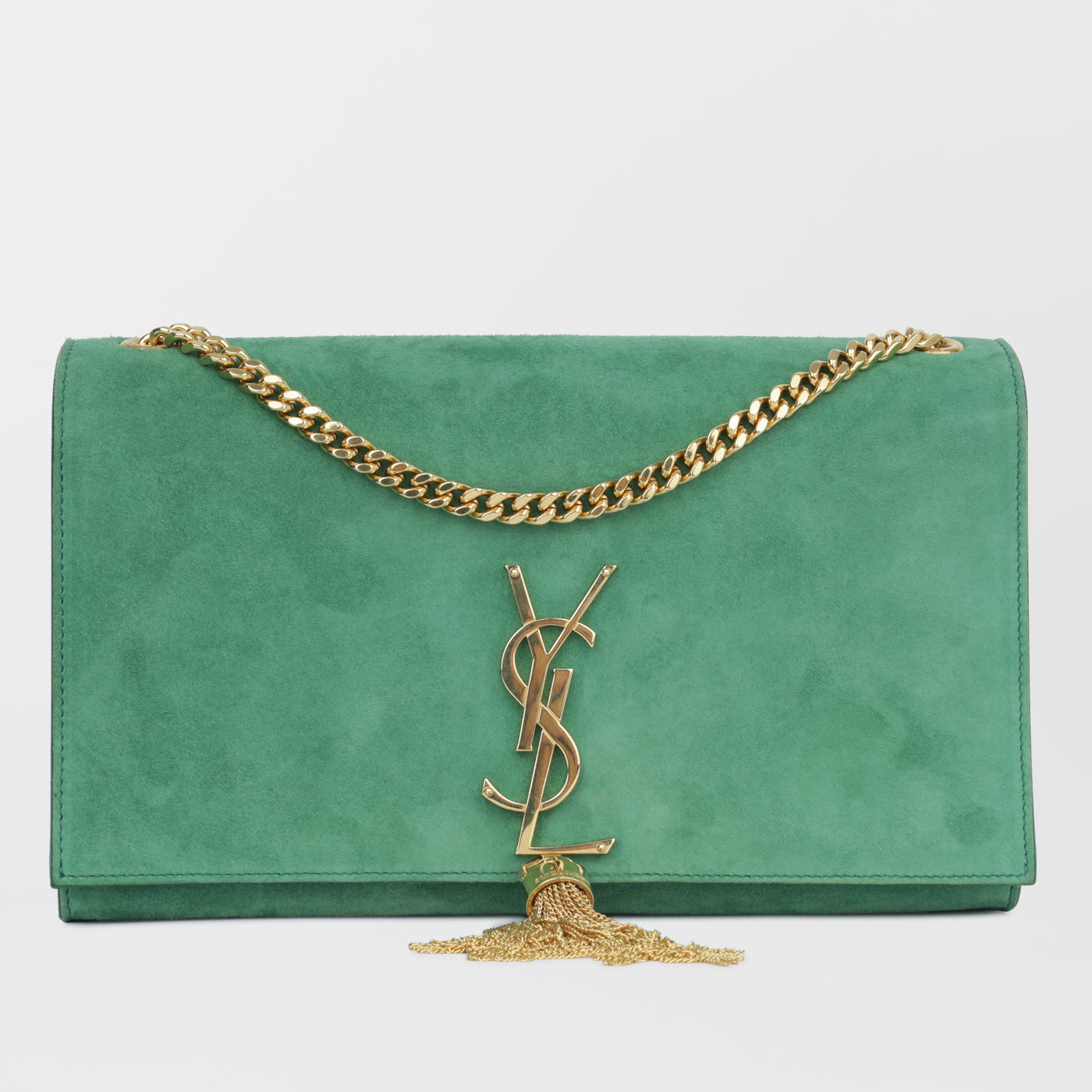 YSL Saint Laurent Kate Tassel Bag Medium Crossbody Bag Suede Ghw 2