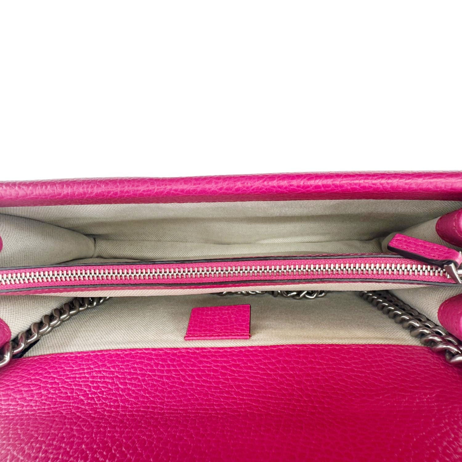 GUCCI Dionysus Small Calfskin Leather Crossbody Bag Pink 400249