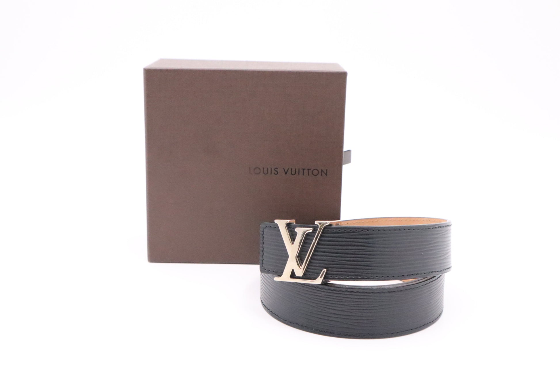 Louis Vuitton Belt Epi Leather Black Epi Leather