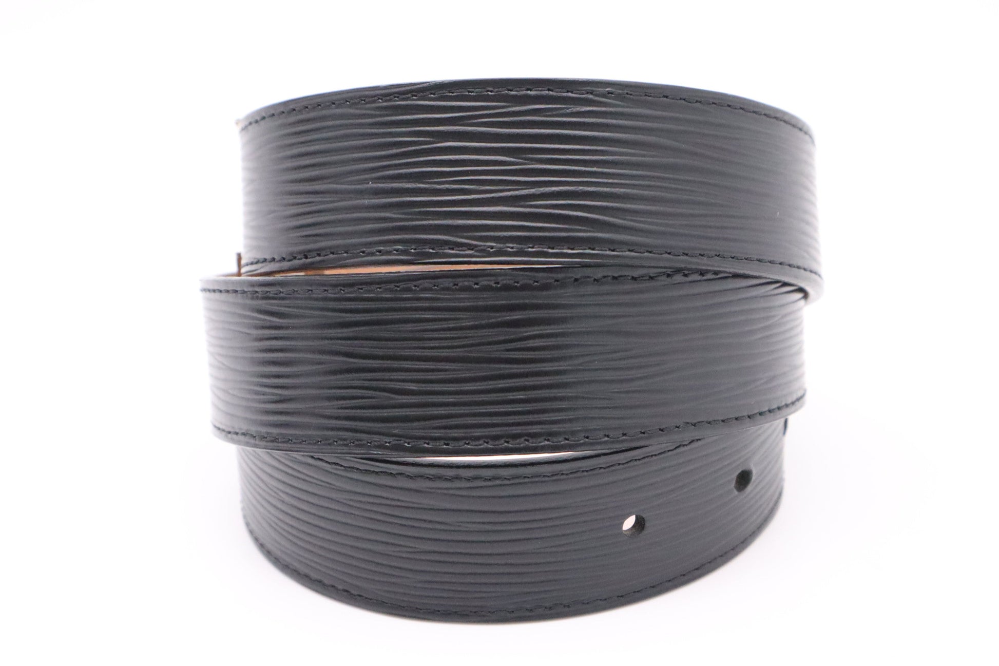 Louis Vuitton Belt Epi Leather Black Epi Leather