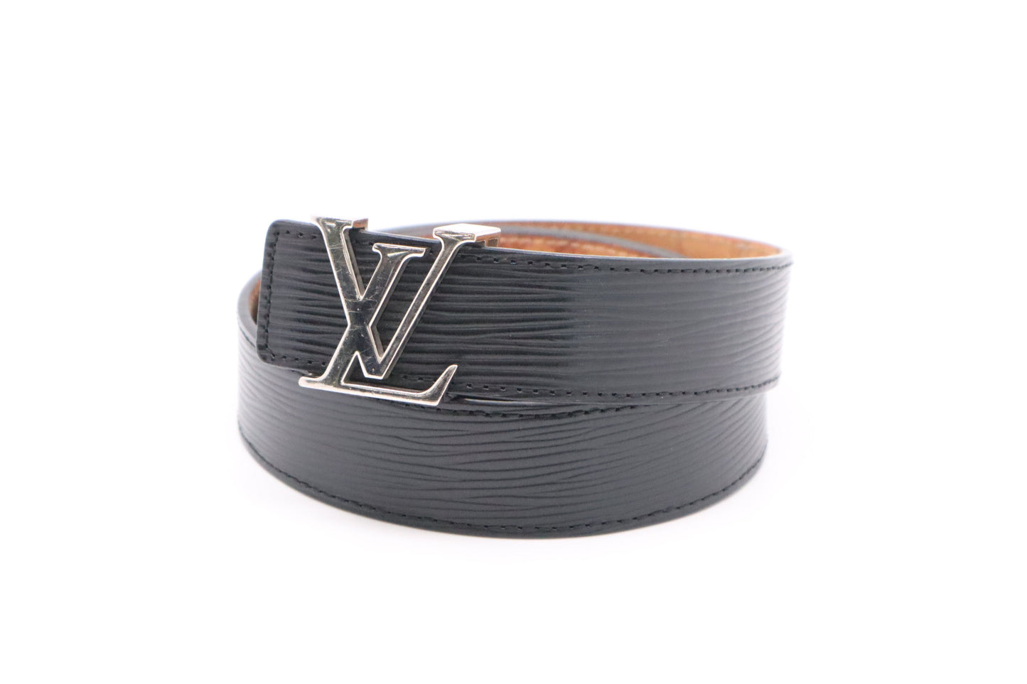 Louis Vuitton Belt Epi Leather Black Leather 1