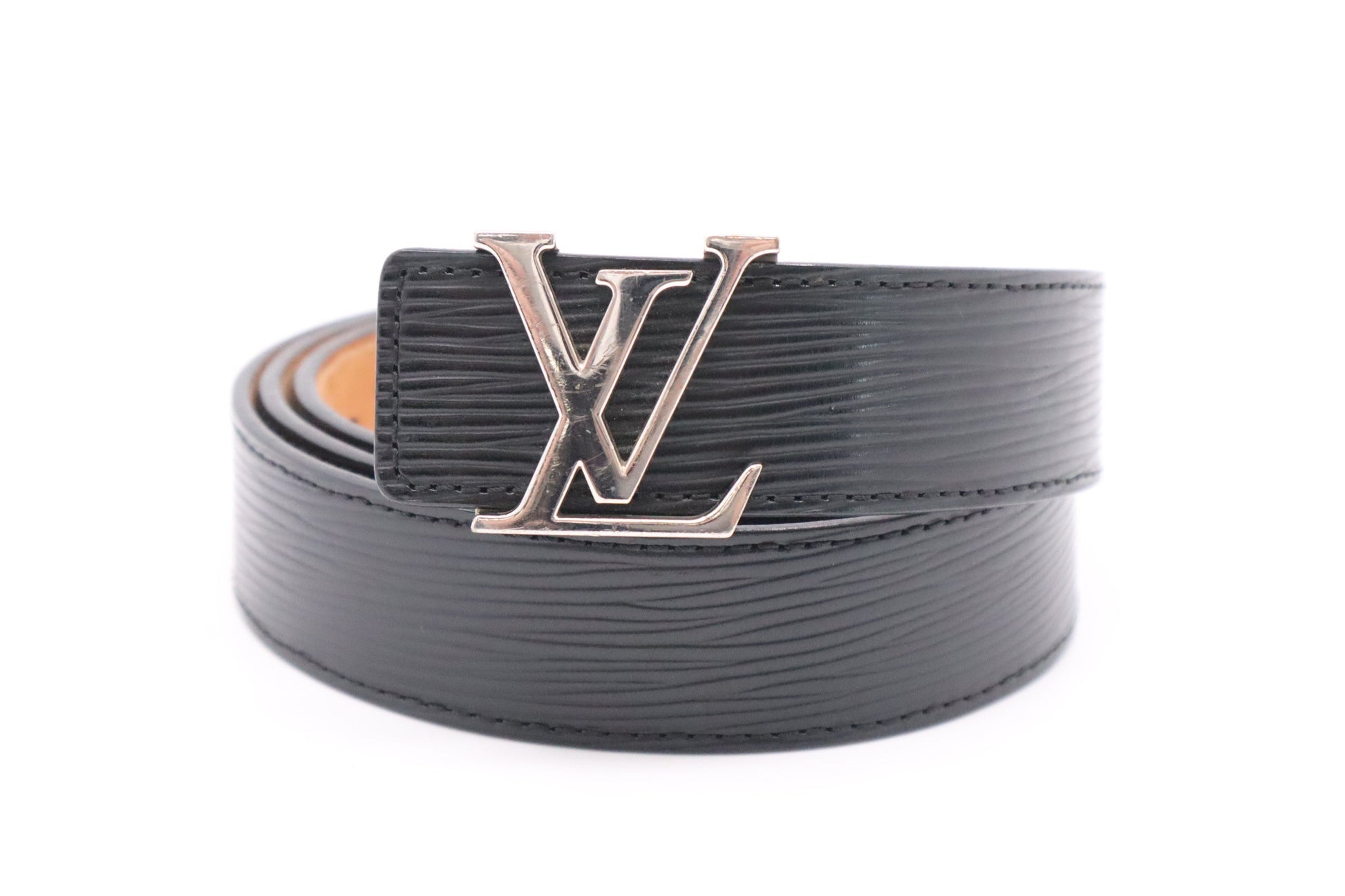 Louis Vuitton Belt Epi Leather Black Leather 1
