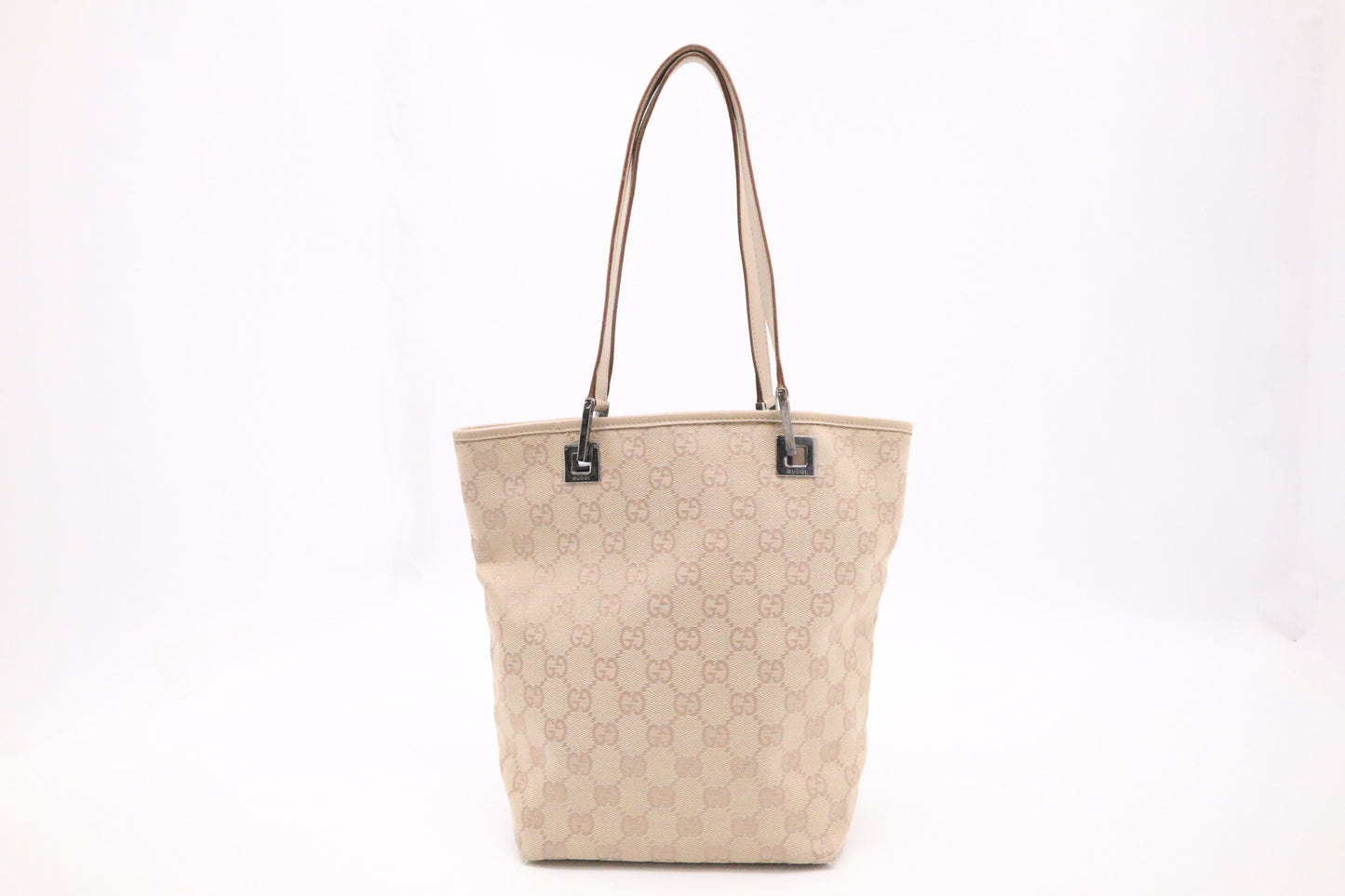 Gucci Bucket Beige Canvas Bucket Bag