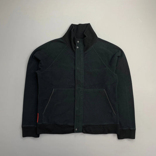 Prada Handbag Sport Technical Wool Fleece Jacket Black