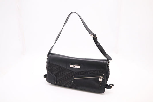 Dior Shoulder Bag In And Leather Canvas