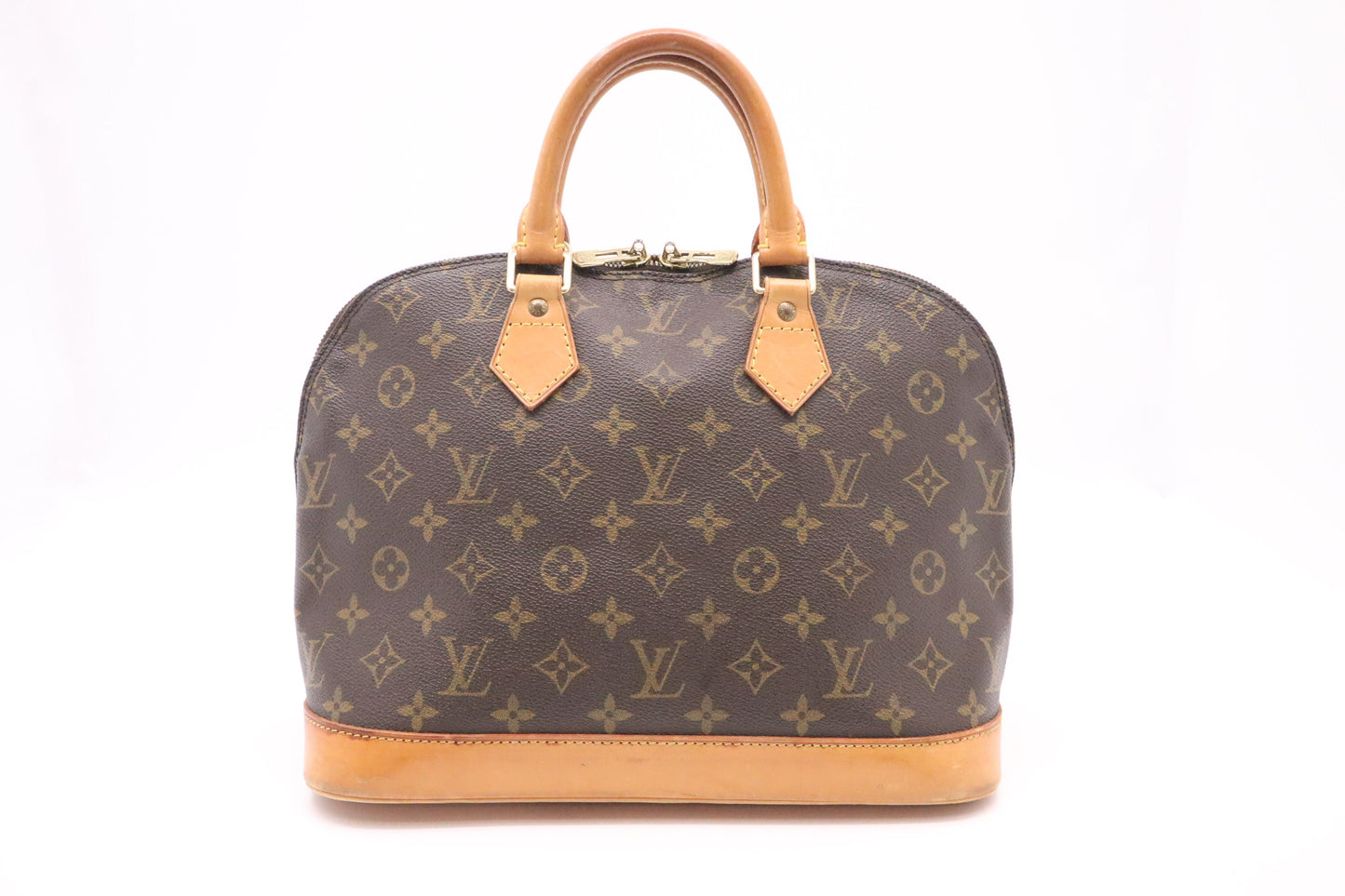 Louis Vuitton Alma PM Monogram Canvas Handbag Canvas 2